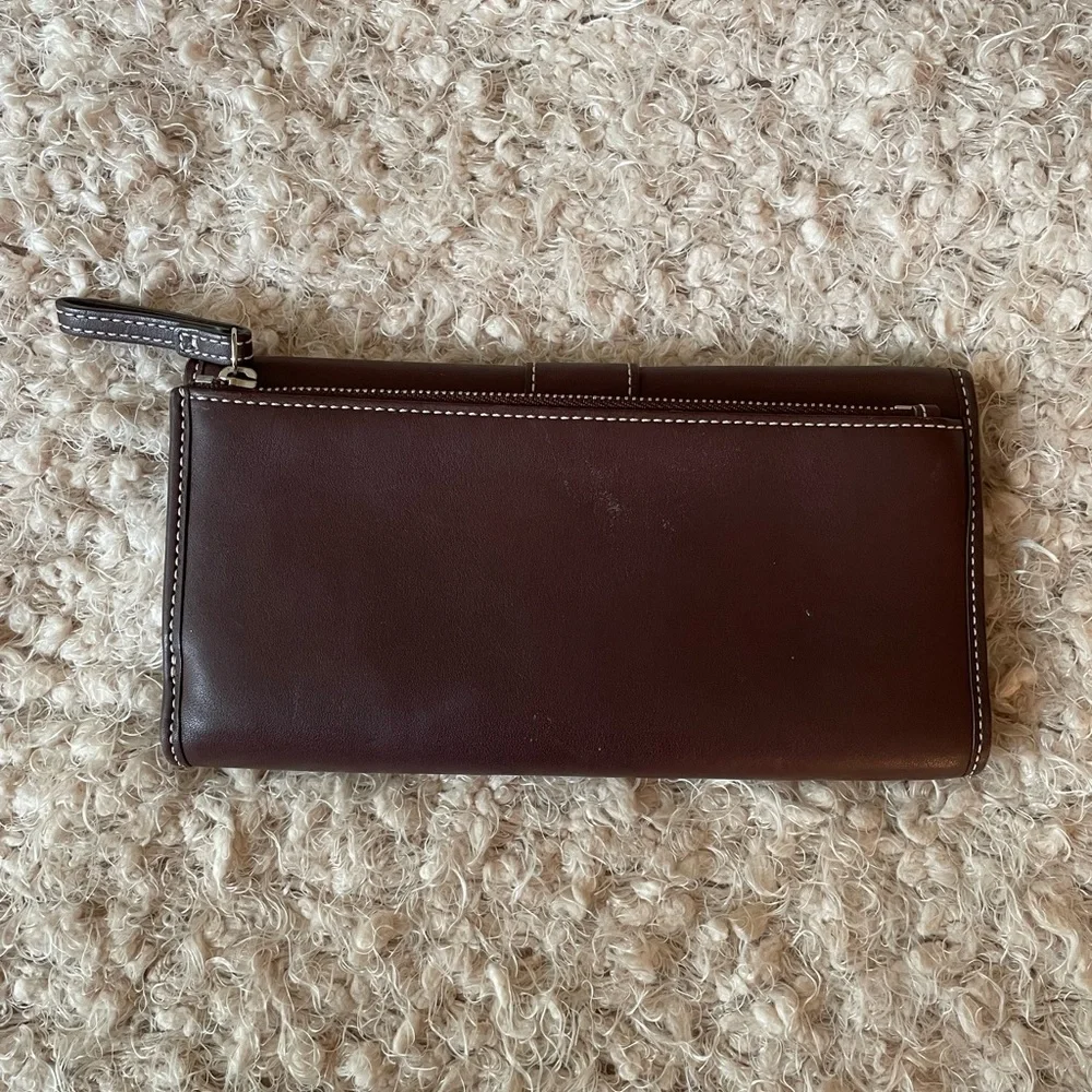 1990’s! Coach Leather Trifold Wallet - Picture 3 of 7